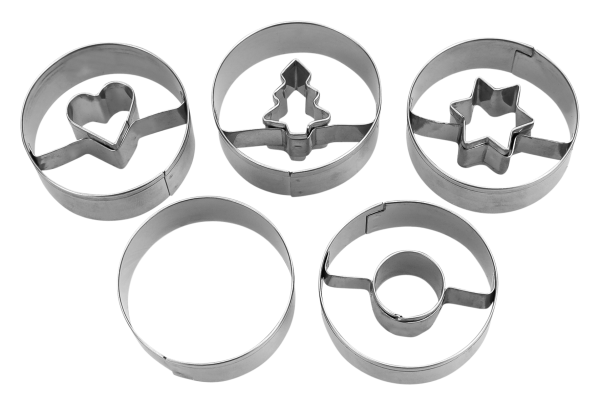 Spitzbuben Ausstecher Set - Glatt